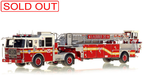 1:50 scale model of FDNY Ladder 20 1:50 scale model of FDNY Ladder 20