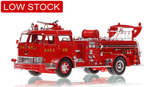 1:50 scale model of FDNY 1958 Mack® C Pumper - Engine 270 - Queens