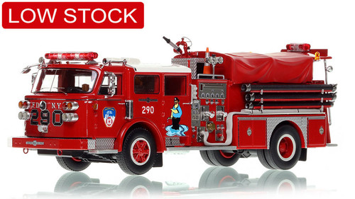 1:50 scale model of FDNY 1982 American LaFrance Engine 290 - Brooklyn