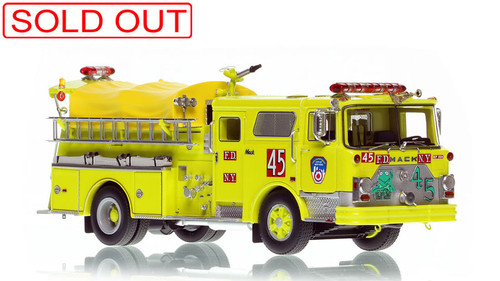 1:50 scale model of FDNY 1981 Mack® CF Pumper - Engine 45 - Bronx 1:50 scale model of FDNY 1981 Mack® CF Pumper - Engine 45 - Bronx