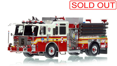 1:50 scale model of Fire Department City of New York KME Engine 5 - Manhattan