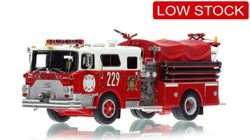 1:50 scale model of FDNY 1985 Mack® CF Pumper - Engine 229 - Brooklyn
