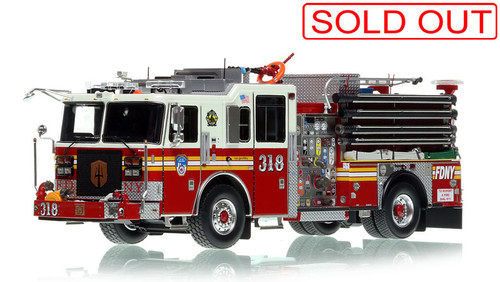 1:50 scale model of FDNY 2021 Seagrave Attacker HD Engine 318 - Brooklyn