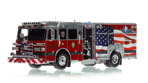 1:50 scale model of MDFR 2022 Sutphen Monarch - 9.11 Tribute Engine 3 - Tropical Park