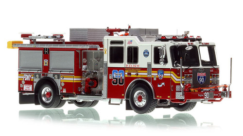 1:50 scale model of FDNY 2016 KME Severe Service Engine 90 -  Bronx