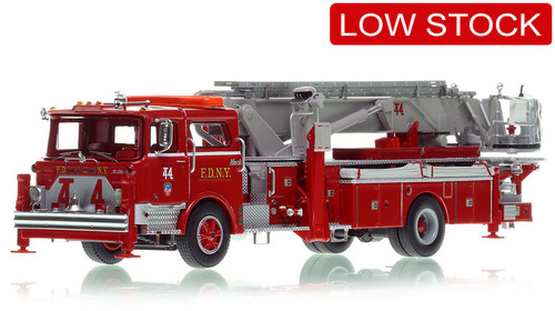 1:50 scale model of FDNY 1978 Mack® CF/Baker 75' Tower Ladder 44 - Bronx