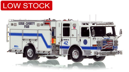 1:50 scale model of Kern County 2022 Pierce Enforcer Engine 42 - Niles