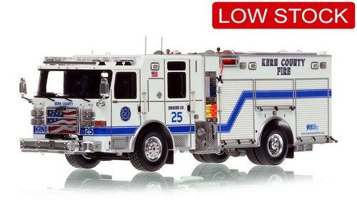 1:50 scale model of Kern County 2022 Pierce Enforcer Engine 25 - Buttonwillow