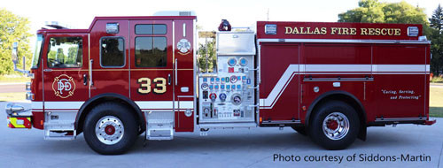 Pierce museum grade fire truck scale models by Fire Replicas