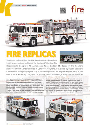 Kentland Tower 33 featured in Truck Model World magazine, U.K.