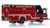 1:50 scale model of Chicago Fire Department 1996 HME/Saulsbury Squad 1