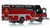 1:50 scale model of Chicago Fire TV Series 1996 HME/Saulsbury Squad 3