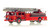 1:50 scale museum grade model of FDNY Ladder 2 - 1972 Seagrave Phone Booth 100' Ladder