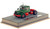 1:50 scale model of a 1954 Autocar DC-100T - Green over Red 1:50 scale model of a 1954 Autocar DC-100T - Green over Red