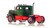 1:50 scale model of a 1954 Autocar DC-100T - Green over Red 1:50 scale model of a 1954 Autocar DC-100T - Green over Red