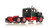 1:50 scale model of a 1954 Autocar DC-100T Tandem Axle Integral Sleeper - Green over Red
