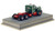 1:50 scale model of a 1954 Autocar DC-100T Tandem Axle Integral Sleeper - Green over Red