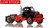 1:50 scale model of Mack® B-61 Single Axle Tractor - Black over Red
