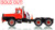 1:50 scale model of Mack DM 800 Tandem Axle Tractor - Red over Black 1:50 scale model of Mack DM 800 Tandem Axle Tractor - Red over Black