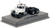 1:50 scale model of Mack® R Tandem Axle Tractor - White over Black