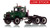 1:50 scale model of Mack® R Tandem Axle Tractor - Green over Black 1:50 scale model of Mack® R Tandem Axle Tractor - Green over Black