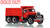 1:50 scale mode of Mack® B61 SX Tandem Axle Dump Truck - Red over Black with Black Fenders
