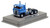 1:50 scale model of International® 4070B Transtar®  II - Blue over Black