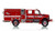 1:50 scale model of CAL FIRE Wildland BME Model 34 Type 3 International 7400 4x4 with Aluminum Rims