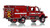 1:50 scale model of CAL FIRE Wildland BME Model 34 Type 3 International 7400 4x4 with Aluminum Rims