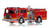 1:50 scale model of Los Angeles County Fire Department 2014 KME Predator Engine 26