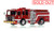 1:50 scale model of Dallas Fire-Rescue 2022 Pierce Enforcer Engine 3 - Gator Pit