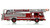 1:50 scale model of Boston Fire Department 2017 E-One Cyclone II - Ladder 15 - Back Bay
