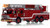 1:50 scale model of Dallas Fire-Rescue 2022 Pierce Velocity Ascendant 107' Truck 25 - South Oak Cliff