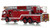 1:50 scale model of Dallas Fire-Rescue 2022 Pierce Velocity Ascendant 107' Truck 56 - Fretz Park