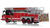 1:50 scale model of Chicago Fire Department 2010 Spartan 103' Rear Mount - Truck 31 - West Lawn