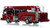 1:50 scale model of St. Louis Fire Department 2020 Spartan/Smeal 75' Truck 7 - The Gate District