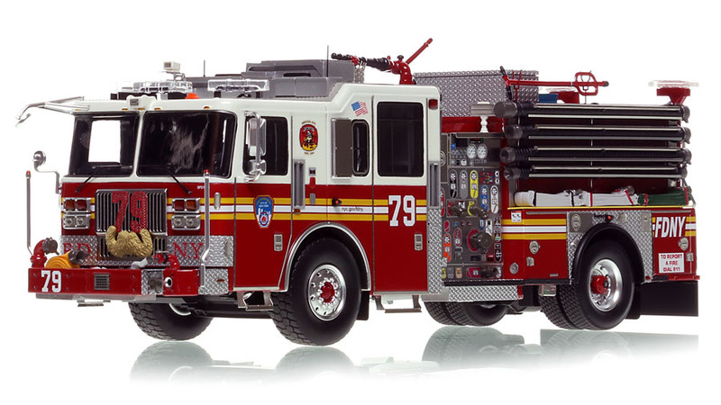 1:50 scale model of FDNY 2021 Seagrave Attacker HD Engine 79 - Bronx