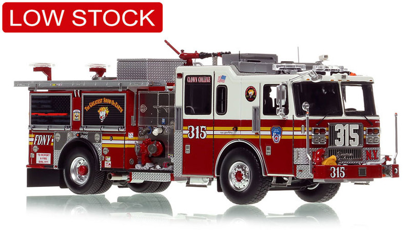1:50 scale model of FDNY 2021 Seagrave Attacker HD Engine 315 - Queens