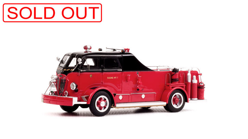 Fire Replicas Chicago Fire Department 1954 Autocar Squad 1 Scale Model