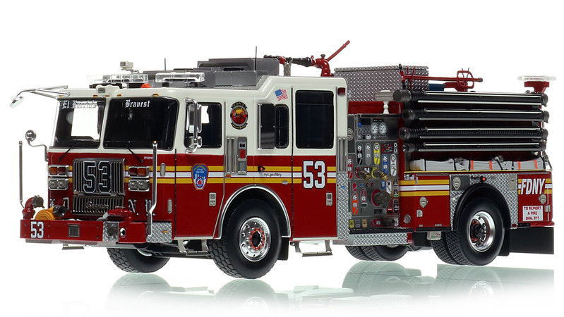 1:50 scale model of FDNY 2020 Seagrave Attacker HD Engine 53