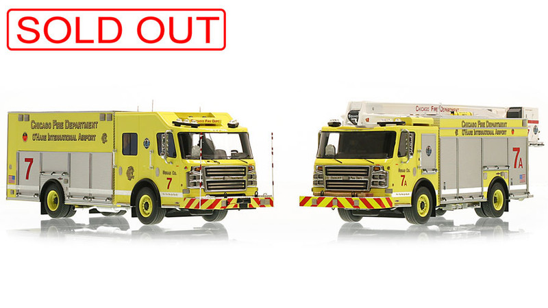 1:50 museum grade scale models of Chicago Squad 7