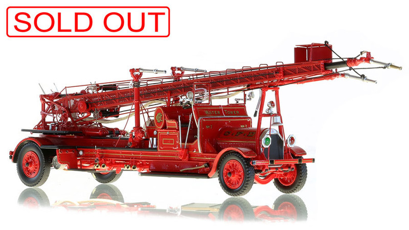 1:50 scale Chicago Fire Department 1923 Water Tower scale model