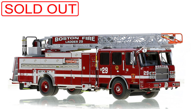 1:50 scale museum grade model of Boston Ladder 29