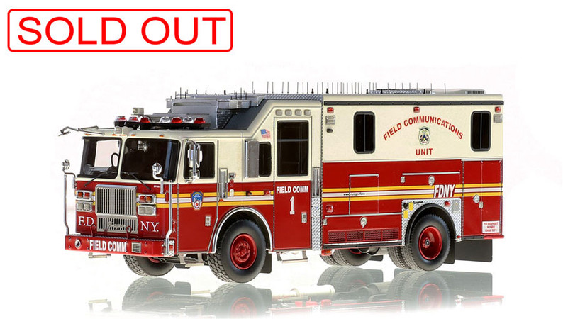 1:50 scale model of FDNY Field Communications Unit 1