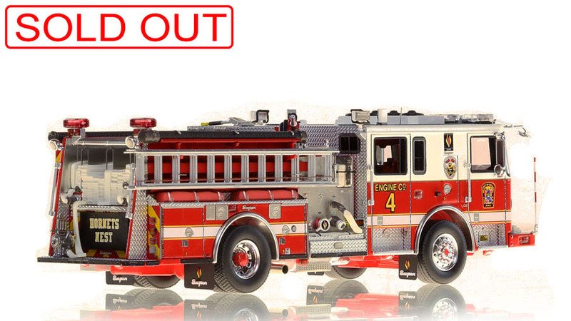 1:50 D.C. Fire & EMS Engine 4 scale model
