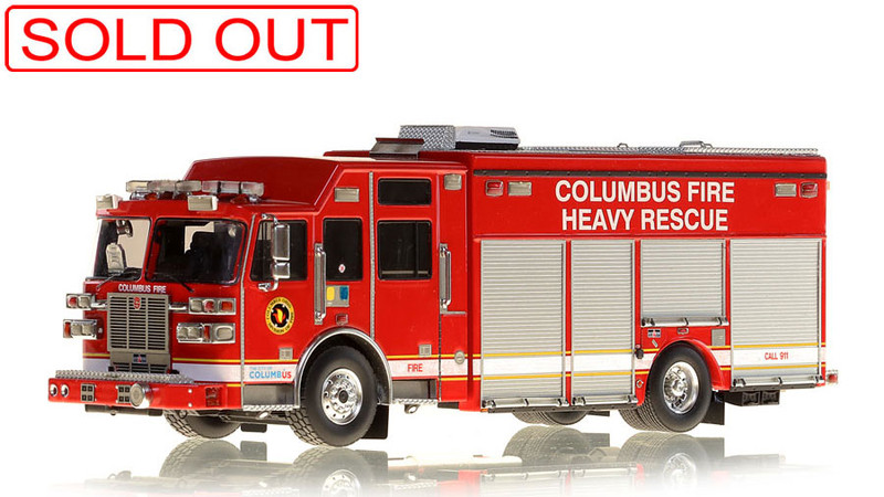 1:50 scale model of Columbus Sutphen Heavy Rescue