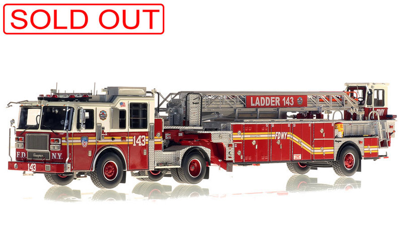 1:50 FDNY Ladder 143 scale model
