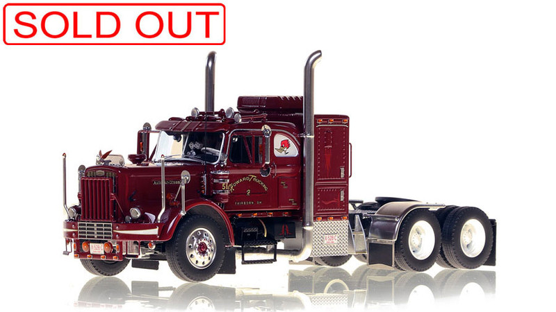 1:50 scale model of Jerry Howard's Big Red - 1956 Autocar DC-75T