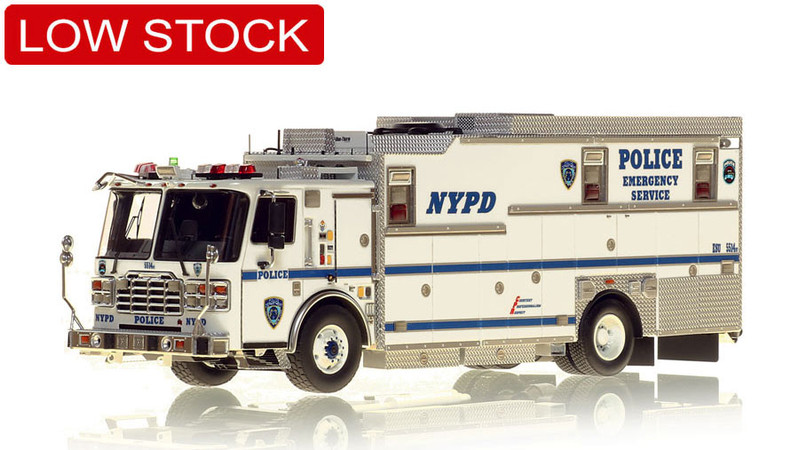 1:50 scale model of NYPD ESS 14 Haz-Mat Command