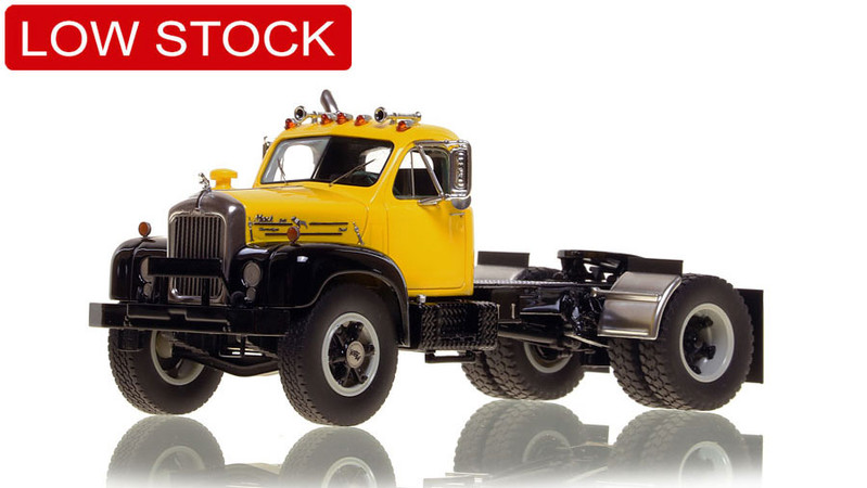 Fire Replicas Mack® B-61 Single Axle Tractor - Yellow over Black